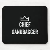 Chef Sandbagger Geschenk für Golf Meme Bjj Schach  Mousepad (Vorne)