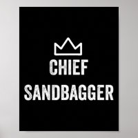 Chef Sandbagger Geschenk für Golf Meme Bjj Schach 