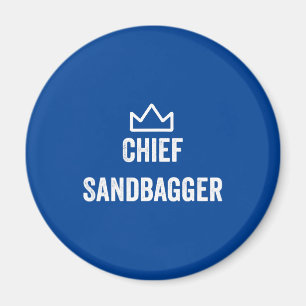 Chef Sandbagger Golf Meme Bjj Schach Sandsack Magnet