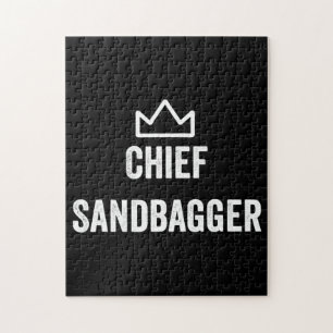 Chef Sandbagger Golf Meme Bjj Schach Sandsack Puzzle