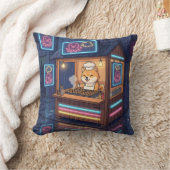 Chef Shiba's Neon Takoyaki Stand Kissen (Decke)