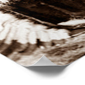 Chef sitzend Bull und Buffalo Bill Circa 1885 Poster (Ecke)