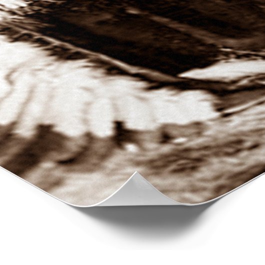 Chef sitzend Bull und Buffalo Bill Circa 1885 Poster (Ecke)