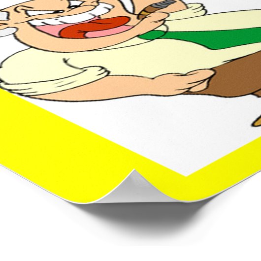 Chef-Spaß Poster (Ecke)