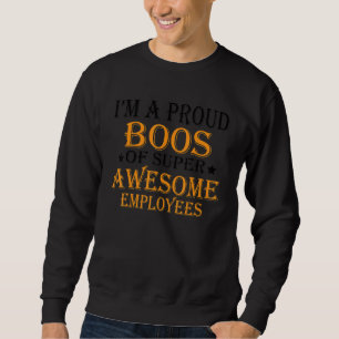 Chef Tag Mitarbeiter Anerkennung Büro Geschenk Män Sweatshirt