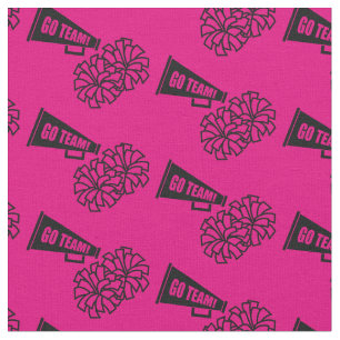 Chef Team School Colors Black & Pink Stoff