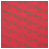 Chef Team School Colors Brown & Red Stoff (Muster)