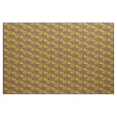 Chef Team School Colors Gold & Brown Stoff (Fat Quarter (45,7 x 55,9 cm))