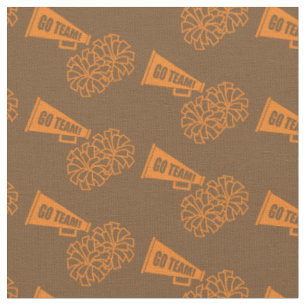 Chef Team School Colors Orange & Brown Stoff