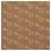 Chef Team School Colors Orange & Brown Stoff (Muster)