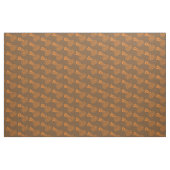 Chef Team School Colors Orange & Brown Stoff (Fat Quarter (45,7 x 55,9 cm))