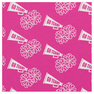 Chef Team School Colors White & Pink Stoff