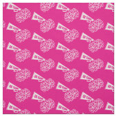 Chef Team School Colors White & Pink Stoff (Muster)