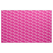 Chef Team School Colors White & Pink Stoff (Fat Quarter (45,7 x 55,9 cm))