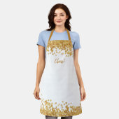 Chef - Thema "Goldblase-Champagner" Schürze (Getragen)