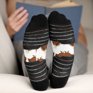 Chef Truthahn Cartoon Erntedankfest Socken