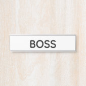 "Chef-" Tür-Namensschild Türschild (Vorderseite )