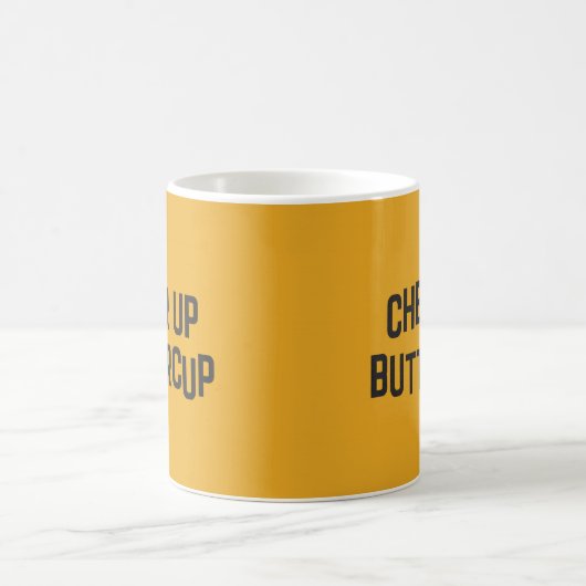 Chef-Up-Buttercup-Zitat Kaffeetasse (Mittel)