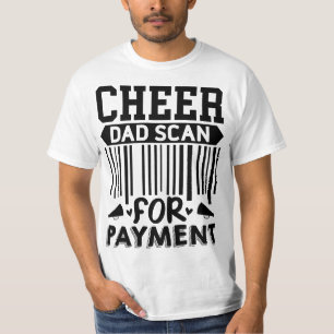 Chef Vater Funny Scan suchen um Bezahlung T-Shirt