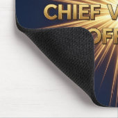 Chef-Visionär-Manager Goldrausch-Manager Mousepad (Ecke)