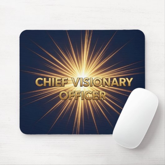 Chef-Visionär-Manager Goldrausch-Manager Mousepad (Mit Mouse)