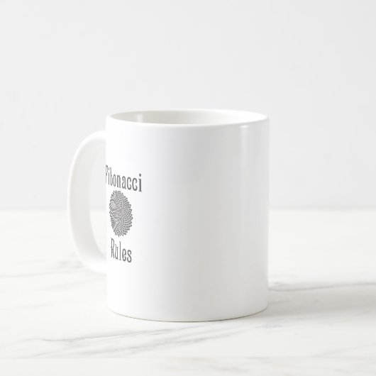 chef von Fibonacci Kaffeetasse (Vorderseite Links)