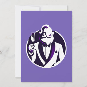 Chef von Santa T - Shirt - Classy Holiday Toast Feiertagskarte