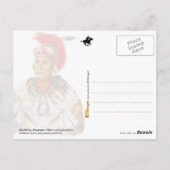 Chef Wapello, Musquakee Postkarte (Rückseite)