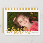 Chef - Weihnachts-Fotokarte Feiertagskarte (Vorne/Hinten)