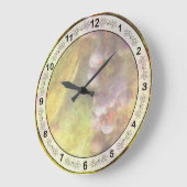 Chef - Wein - Trauben Große Wanduhr (Winkel)