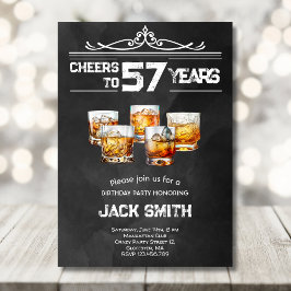 Chef Whiskey Erwachsene Geburtstagsfeier Einladung