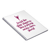 Chef-Zitat Notizblock (Rechte Seite)