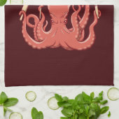 Chefalopod | Octopus Koch Funny Pun Geschirrtuch (Gefaltet)