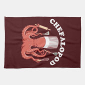 Chefalopod | Octopus Koch Funny Pun Geschirrtuch (Horizontal)