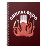 Chefalopod | Octopus Koch Funny Pun Notizblock (Vorderseite)