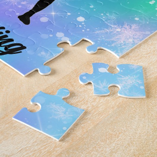 Chefarboffen Snowflake mit ihrem Namen Puzzle (Seite)