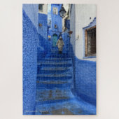 Chefchaouen - die blaue Stadt Marokkos Puzzle (Vertikal)