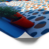 Chefchaouen marokkanisch Blue City - Vibranly Trav Poster (Ecke)