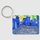 Chefchaouen, Marokko auf einem Schlüsselring Schlüsselanhänger (Rückseite)