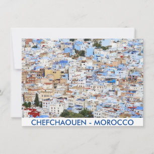 Chefchaouen, Marokko-Karte