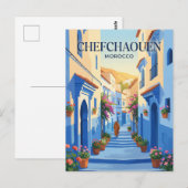 Chefchaouen, Marokko Marokko Postkarte (Vorne/Hinten)