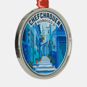 Chefchaouen Marokko Ornament Aus Metall (Rechts)