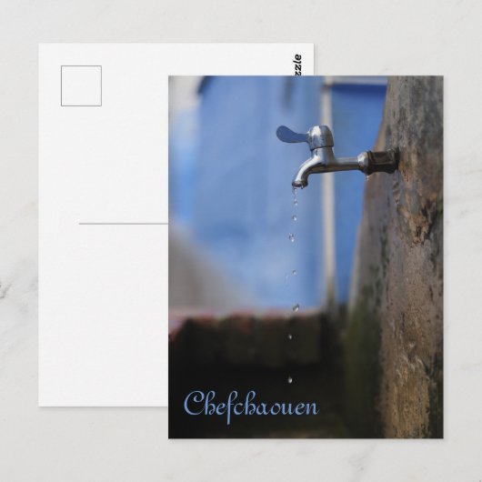 Chefchaouen, Marokko. Postkarte (Vorne/Hinten)