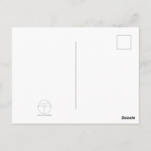 Chefchaouen, Marokko. Postkarte (Rückseite)