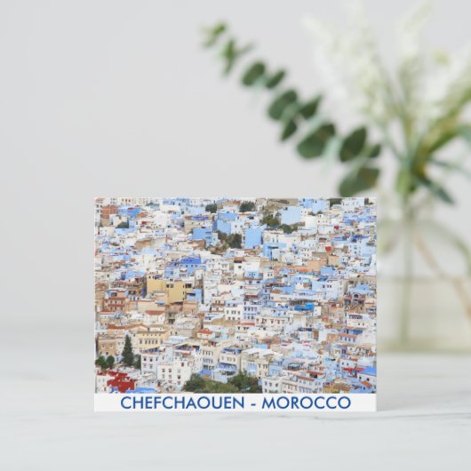 Chefchaouen, Marokko Postkarte (Stehend Vorderseite)