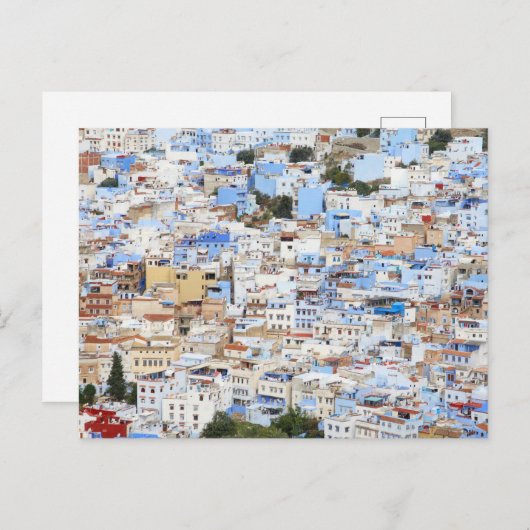 Chefchaouen, Marokko Postkarte (Vorne/Hinten)