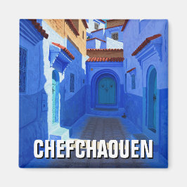 Chefchaouen Marokko Reisen Magnet