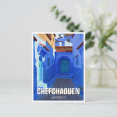Chefchaouen Marokko Reisen Postkarte (Stehend Vorderseite)