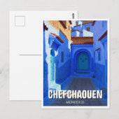 Chefchaouen Marokko Reisen Postkarte (Vorne/Hinten)