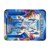 Chefchaouen Medina Marokko Magnet (Horizontal)
